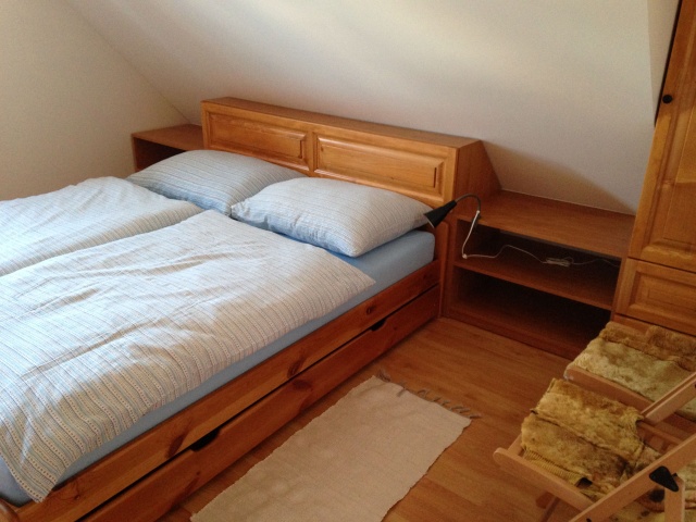 Horny apartman - spalna s manzelskou postelou