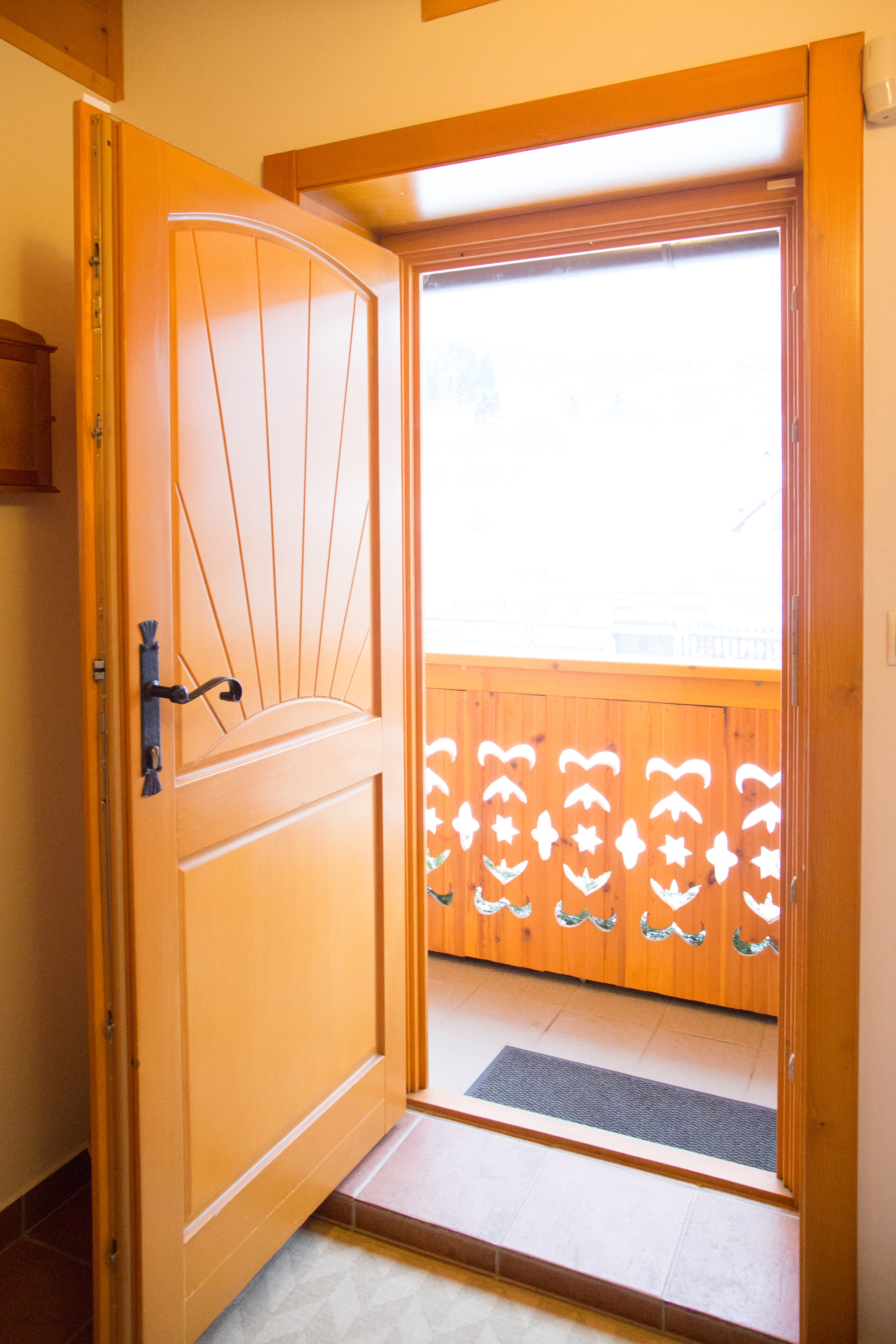 Exterior and garden — Entrance-door