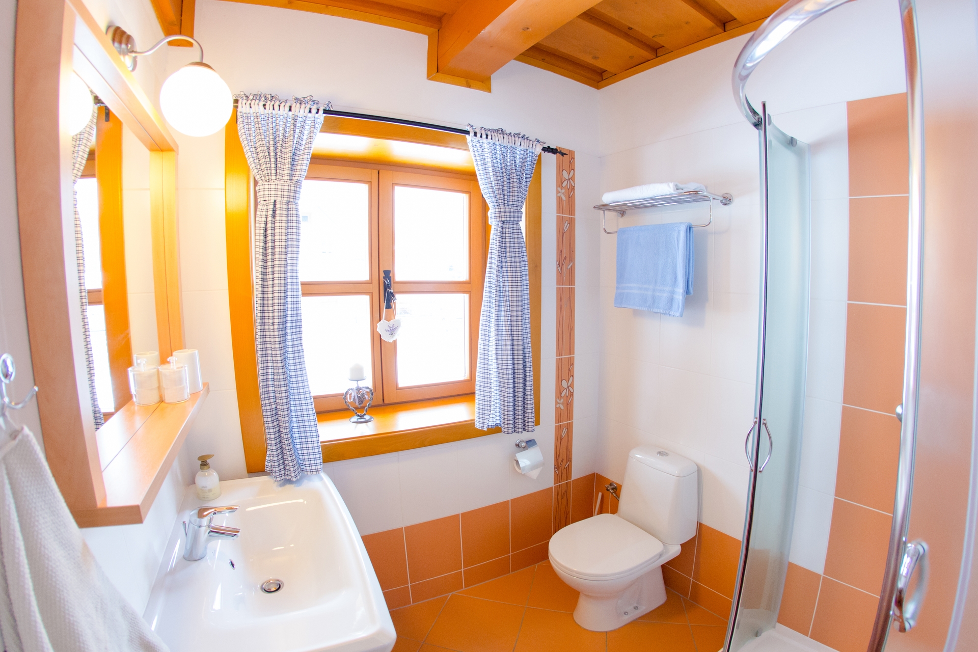 Kúpeľňa vrchného apartmánu